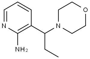 3-(1-morpholinopropyl)pyridin-2-amine Structure