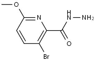 3-Bromo-6-methoxy-2-pyridinecarboxylic acid hydrazide|