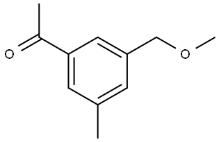 1-(3-(methoxymethyl)-5-methylphenyl)ethanone 结构式