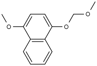 1-Methoxy-4-(methoxymethoxy)naphthalene Structure