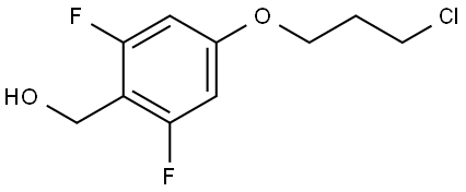 4-(3-Chloropropoxy)-2,6-difluorobenzenemethanol Structure