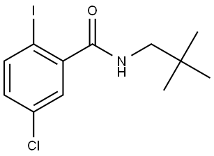 5-Chloro-N-(2,2-dimethylpropyl)-2-iodobenzamide Structure