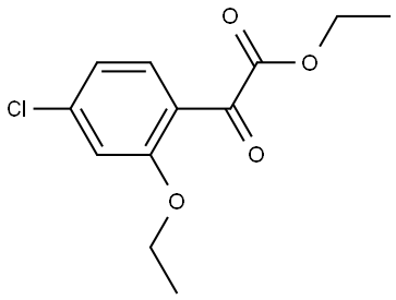 ethyl 2-(4-chloro-2-ethoxyphenyl)-2-oxoacetate Structure