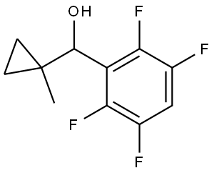 2,3,5,6-Tetrafluoro-α-(1-methylcyclopropyl)benzenemethanol Structure