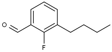 3-Butyl-2-fluorobenzaldehyde 结构式