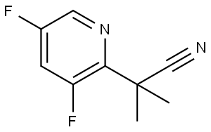 2-(3,5-Difluoropyridin-2-yl)-2-methylpropanenitrile|2-(3,5-二氟吡啶-2-基)-2-甲基丙腈