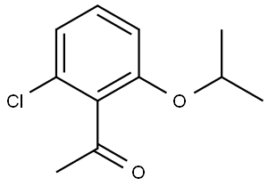 1-(2-chloro-6-isopropoxyphenyl)ethanone Structure