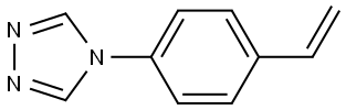 4-(4-vinylphenyl)-4H-1,2,4-triazole,1864924-63-9,结构式