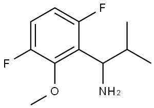 1-(3,6-DIFLUORO-2-METHOXYPHENYL)-2-METHYLPROPAN-1-AMINE Struktur