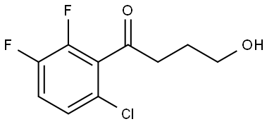 1-(6-Chloro-2,3-difluorophenyl)-4-hydroxy-1-butanone,1873988-87-4,结构式