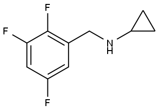 N-Cyclopropyl-2,3,5-trifluorobenzenemethanamine Structure