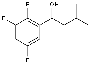 2,3,5-Trifluoro-α-(2-methylpropyl)benzenemethanol Structure