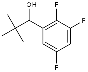 α-(1,1-Dimethylethyl)-2,3,5-trifluorobenzenemethanol 结构式