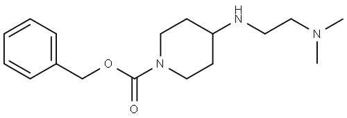 benzyl 4-((2-(dimethylamino)ethyl)amino)piperidine-1-carboxylate Struktur