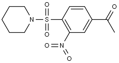 1887129-32-9 1-[3-Nitro-4-(1-piperidinylsulfonyl)phenyl]ethanone