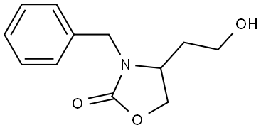 2-Oxazolidinone, 4-(2-hydroxyethyl)-3-(phenylmethyl)- Structure