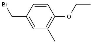 4-(Bromomethyl)-1-ethoxy-2-methylbenzene 结构式