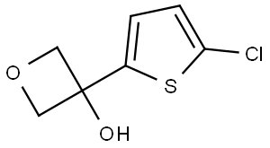 3-(5-Chloro-2-thienyl)-3-oxetanol Structure