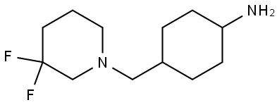 4-((3,3-difluoropiperidin-1-yl)methyl)cyclohexan-1-amine|