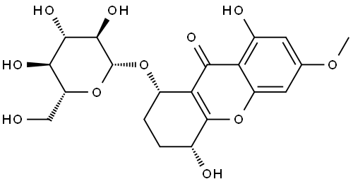 四氢当药醇苷 结构式