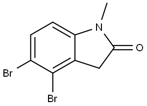 4,5-dibromo-1-methylindolin-2-one,1893053-89-8,结构式