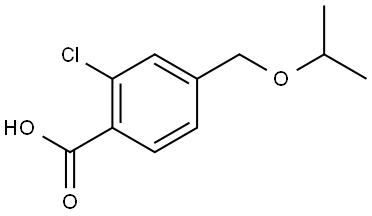 2-Chloro-4-[(1-methylethoxy)methyl]benzoic acid Structure
