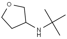 N-(tert-butyl)tetrahydrofuran-3-amine Structure