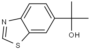 α,α-Dimethyl-6-benzothiazolemethanol Struktur