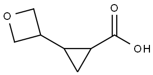 2-(氧杂环丁烷-3-基)环丙烷甲酸 结构式