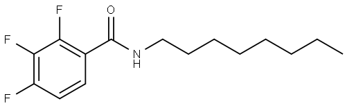 2,3,4-Trifluoro-N-octylbenzamide Structure