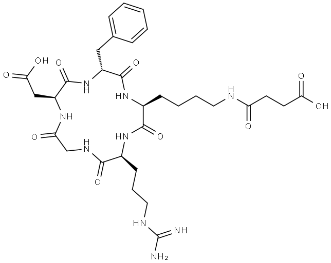C(RGDFK(SUC)),190072-31-2,结构式