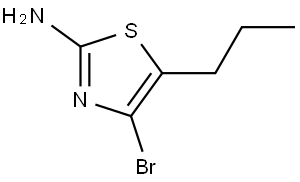 4-溴-5-丙基噻唑-2-胺, 1903201-88-6, 结构式