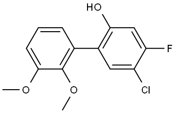 5-Chloro-4-fluoro-2',3'-dimethoxy[1,1'-biphenyl]-2-ol Structure