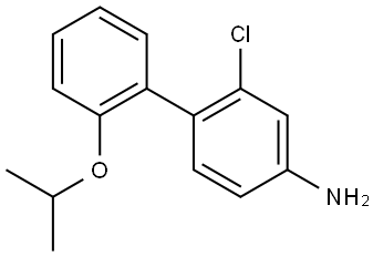 2-Chloro-2'-(1-methylethoxy)[1,1'-biphenyl]-4-amine Struktur