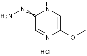 2-Hydrazinyl-5-methoxypyrazine hydrochloride Structure