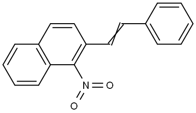 1-Nitro-2-styrylnaphthalene Structure