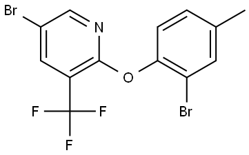 1972246-99-3 5-Bromo-2-(2-bromo-4-methylphenoxy)-3-(trifluoromethyl)pyridine