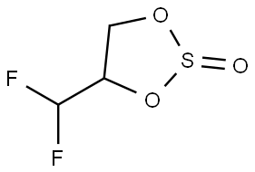 1,3,2-Dioxathiolane, 4-(difluoromethyl)-, 2-oxide Struktur