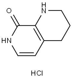 1,2,3,4,7,8-hexahydro-1,7-naphthyridin-8-one hydrochloride Structure