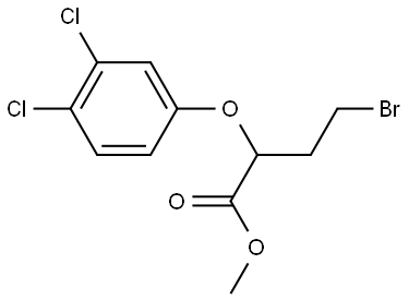 methyl 4-bromo-2-(3,4-dichlorophenoxy)butanoate 结构式