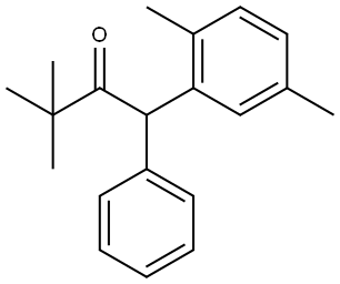 1-(2,5-dimethylphenyl)-3,3-dimethyl-1-phenylbutan-2-one|