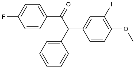 1-(4-fluorophenyl)-2-(3-iodo-4-methoxyphenyl)-2-phenylethan-1-one,1995100-33-8,结构式