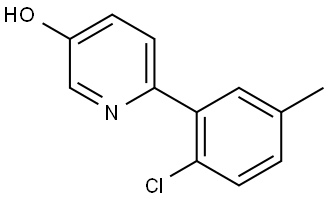 6-(2-Chloro-5-methylphenyl)-3-pyridinol Structure