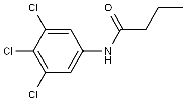 N-(3,4,5-Trichlorophenyl)butanamide Struktur