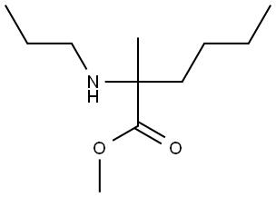 甲基 2-甲基-2-(丙基氨基)己酸酯, 2006390-23-2, 结构式