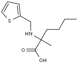 2-甲基-2-((噻吩-2-基甲基)氨基)己酸, 2017794-85-1, 结构式