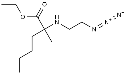 ethyl 2-((2-azidoethyl)amino)-2-methylhexanoate Structure