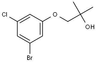 2022902-44-7 1-(3-Bromo-5-chlorophenoxy)-2-methyl-2-propanol