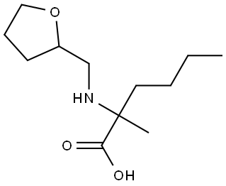 2-甲基-2-(((四氢呋喃-2-基)甲基)氨基)己酸, 2024351-04-8, 结构式
