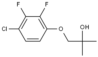 1-(4-Chloro-2,3-difluorophenoxy)-2-methyl-2-propanol Structure